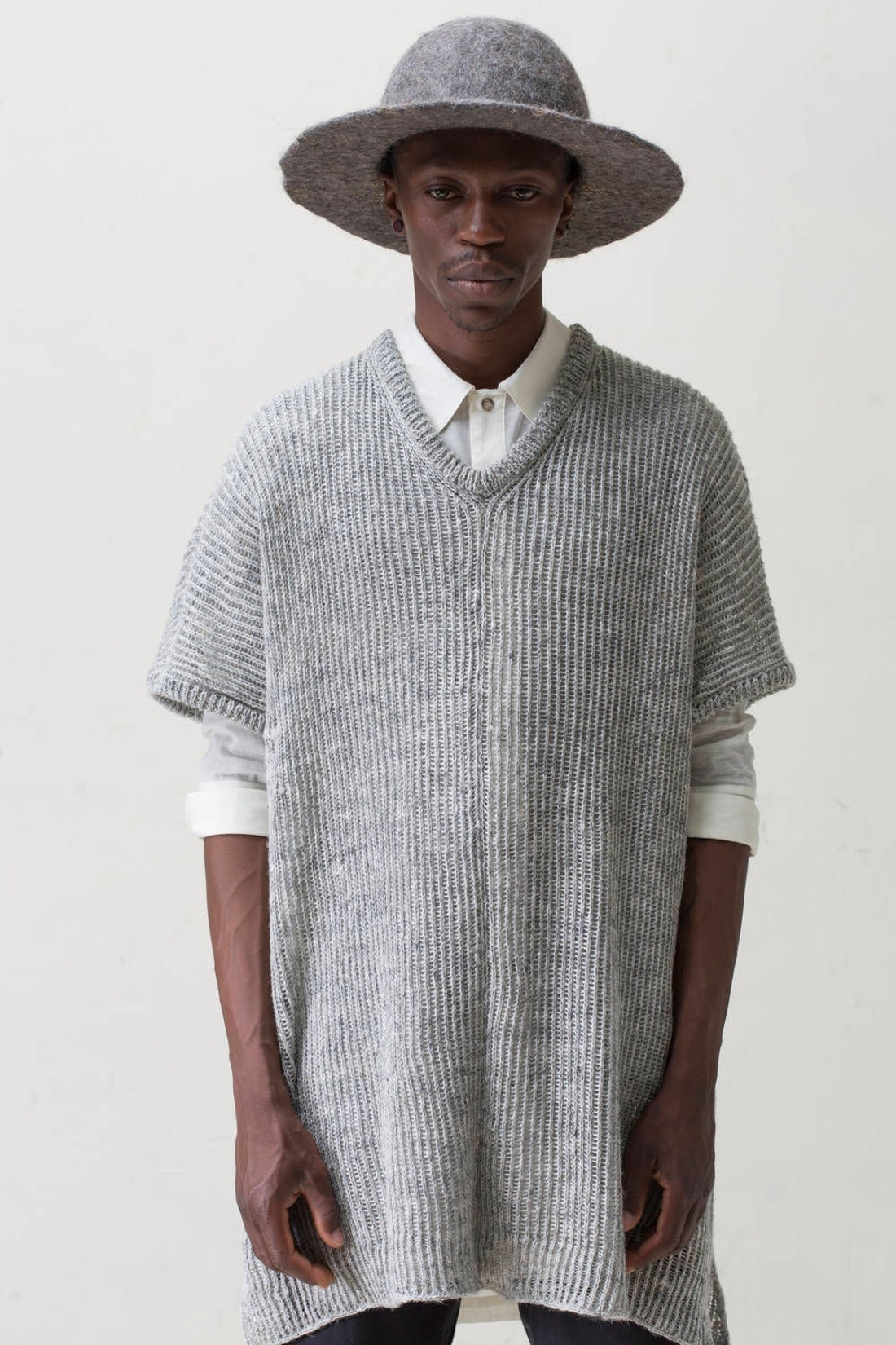 NWT Oversized Knit Sweat T-Shirt